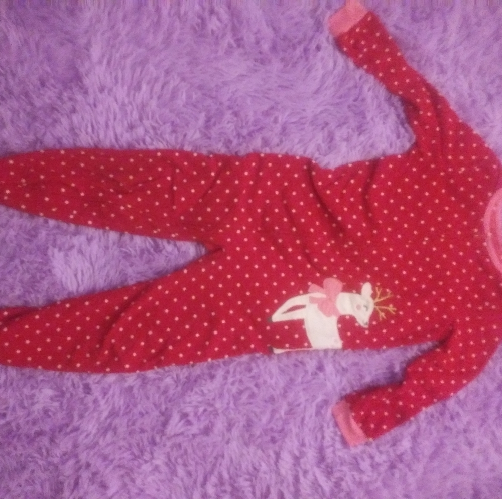 Christmas footie jammies!